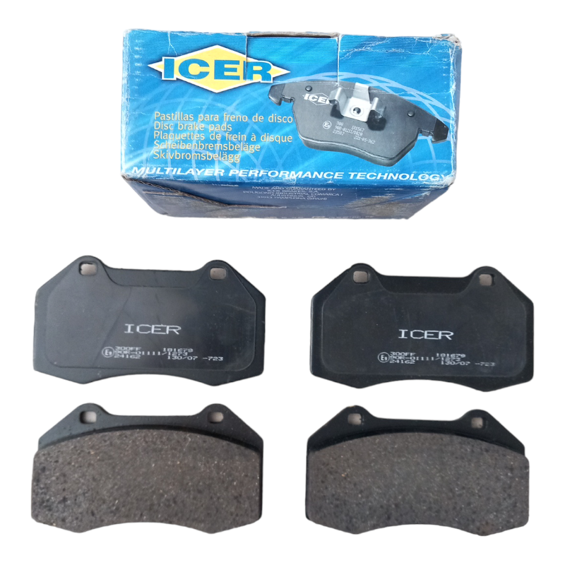 Pastiglie Freno Compatibili Per Renault Clio III (BR0) | Megane II (BM0) art.1066X BIBA-RICAMBI