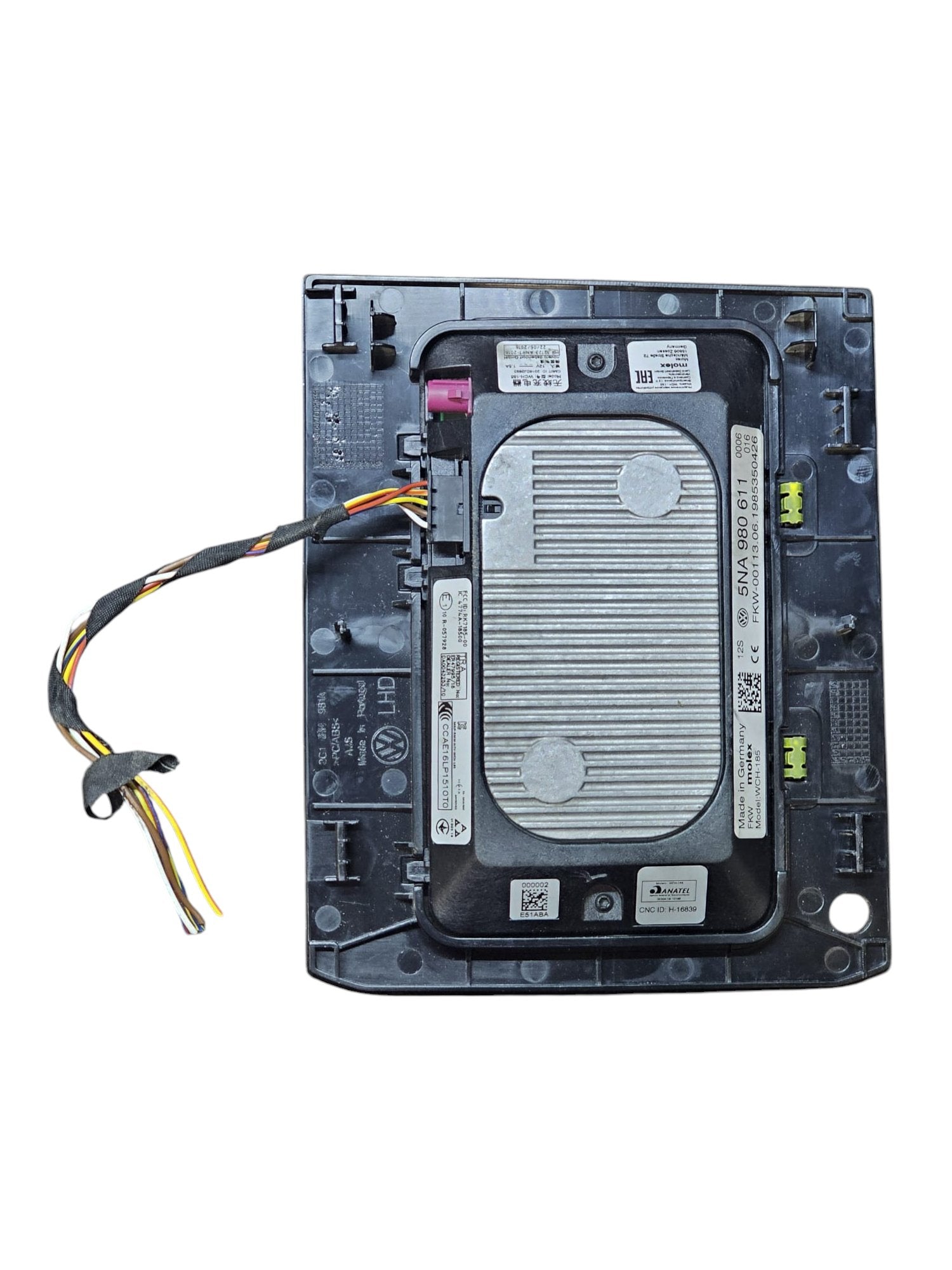 Base Di Ricarica Wireless Volkswagen Polo VI Cod:5NA980611 (2017->)