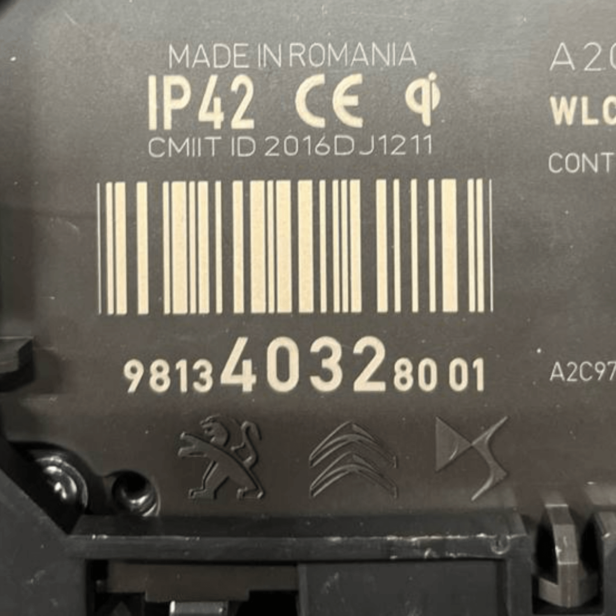 Base Ricarica Wireless + Vano Portaoggetti DS7 Crossback (2017 -) cod: 981340328001