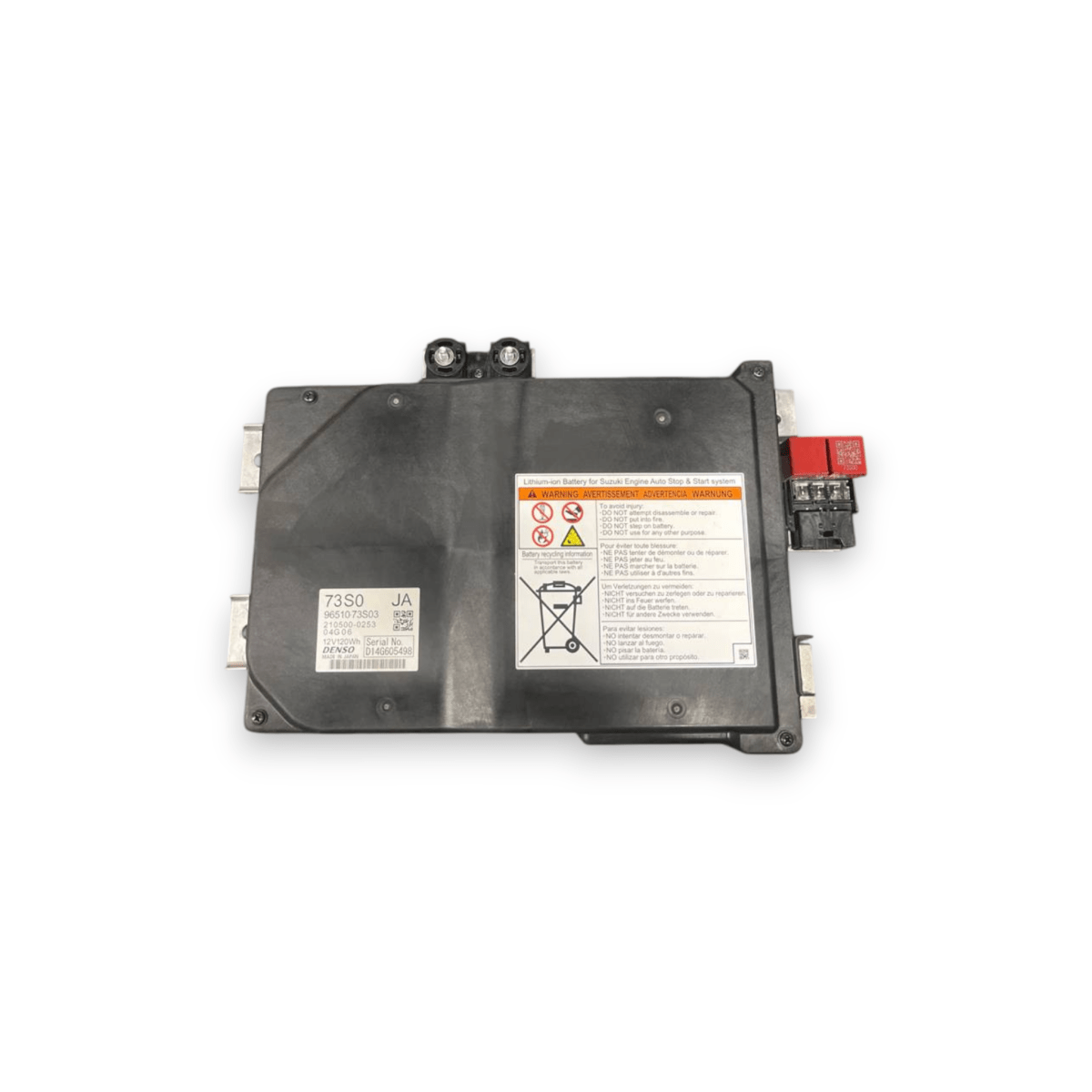 Batteria Ibrida Suzuki Swift VI 1.2 Benzina - Hybrid (2017 al 2023) cod: 96510-73S03