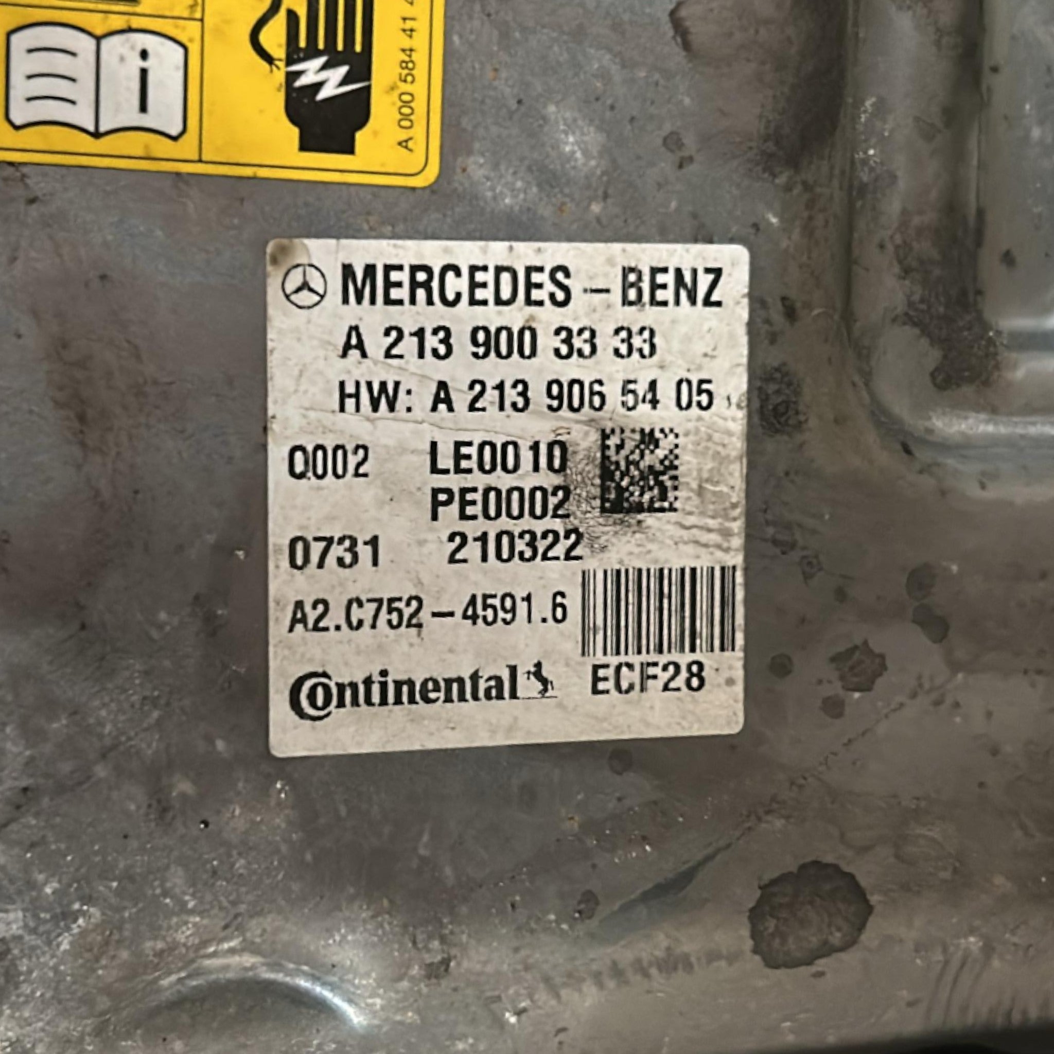 Batteria / Inverter Mercedes Benz GLC (C253) cod.A2139003333 2.0 Hybrid (2016 > 2023) Convertitore Di Tensione cod.A2139065405