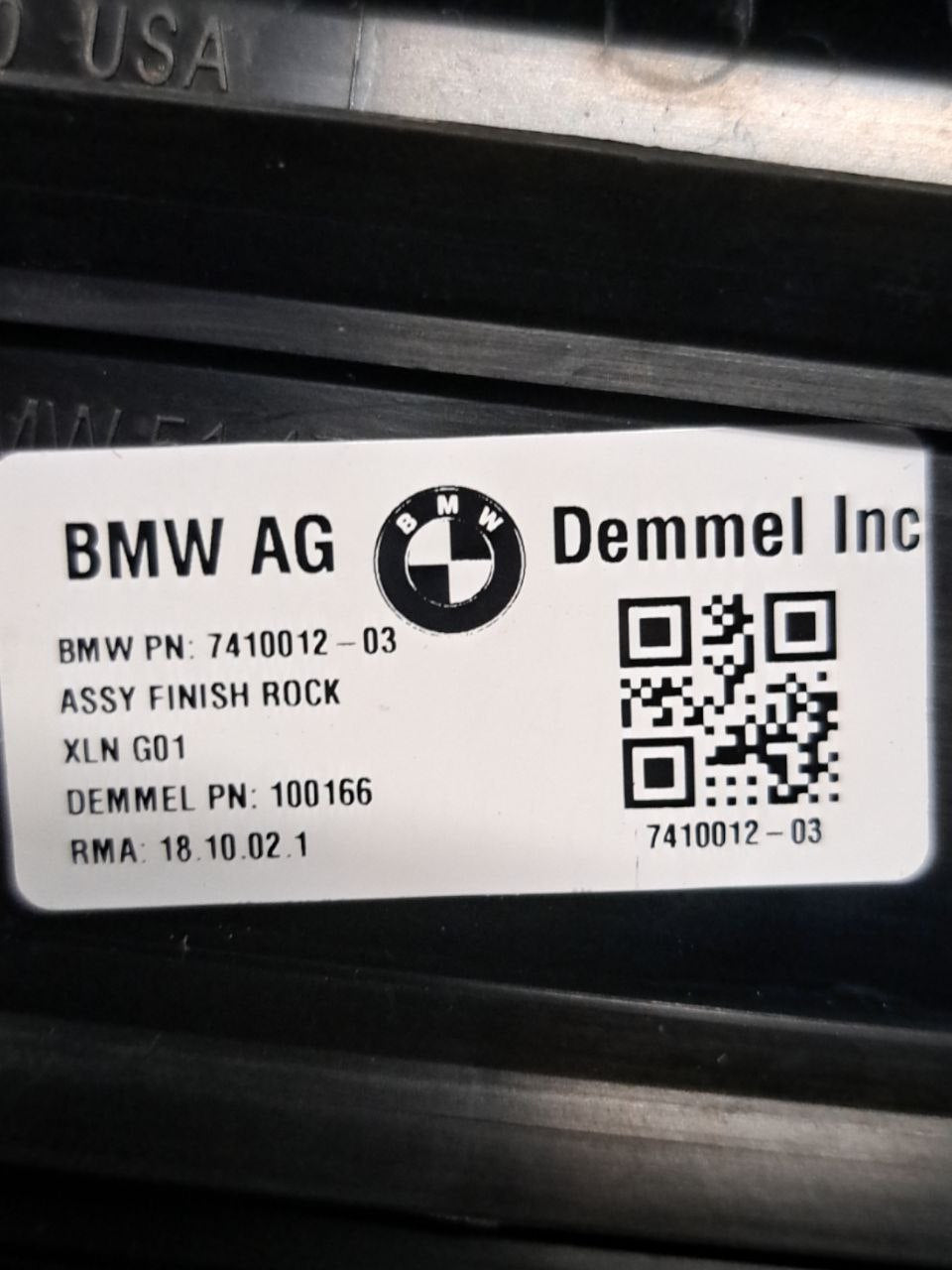 Battitacco anteriore destro o sinistro Bmw X3 G01 (2017>) COD:7410012-03
