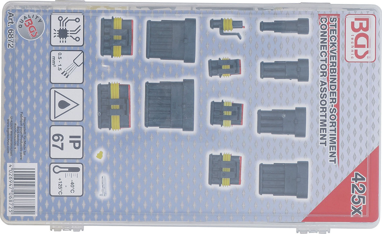 Assortimento 425 Connettori Art.BGS6872 BIBA-RICAMBI