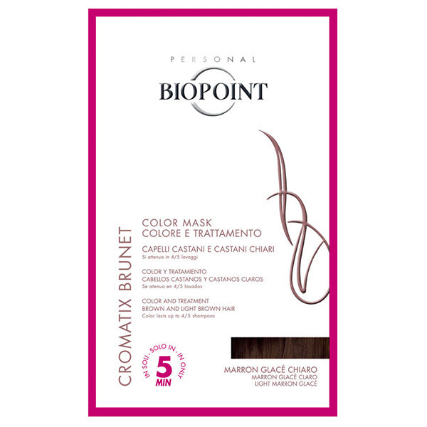 BIOPOINT COLOR MASK MARRON GLACE CHIARO - BIBA-RICAMBI