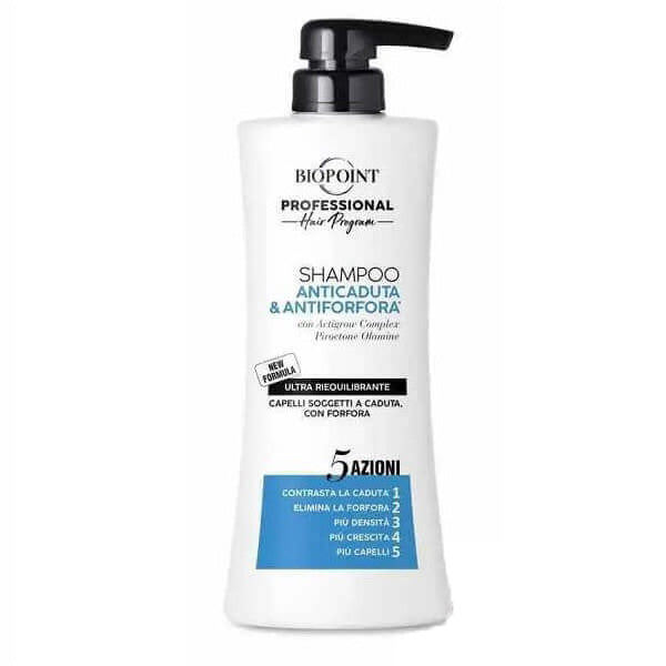 BIOPOINT PROFESSIONAL ANTICADUTA & ANTIFORFORA SHAMPOO 400 ML - BIBA-RICAMBI