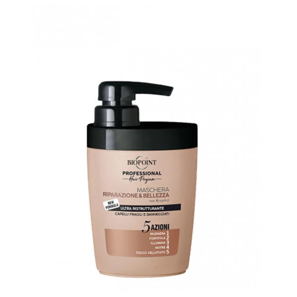 BIOPOINT PROFESSIONAL MASCHERA RIPARAZIONE & BELLEZZA 300 ML - BIBA-RICAMBI