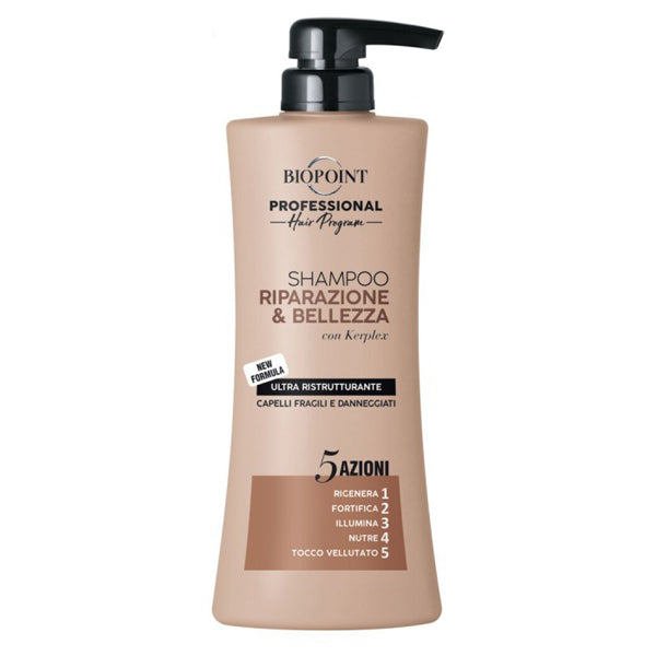BIOPOINT PROFESSIONAL RIPARAZIONE E BELLEZZA SHAMPOO 400 ML - BIBA-RICAMBI