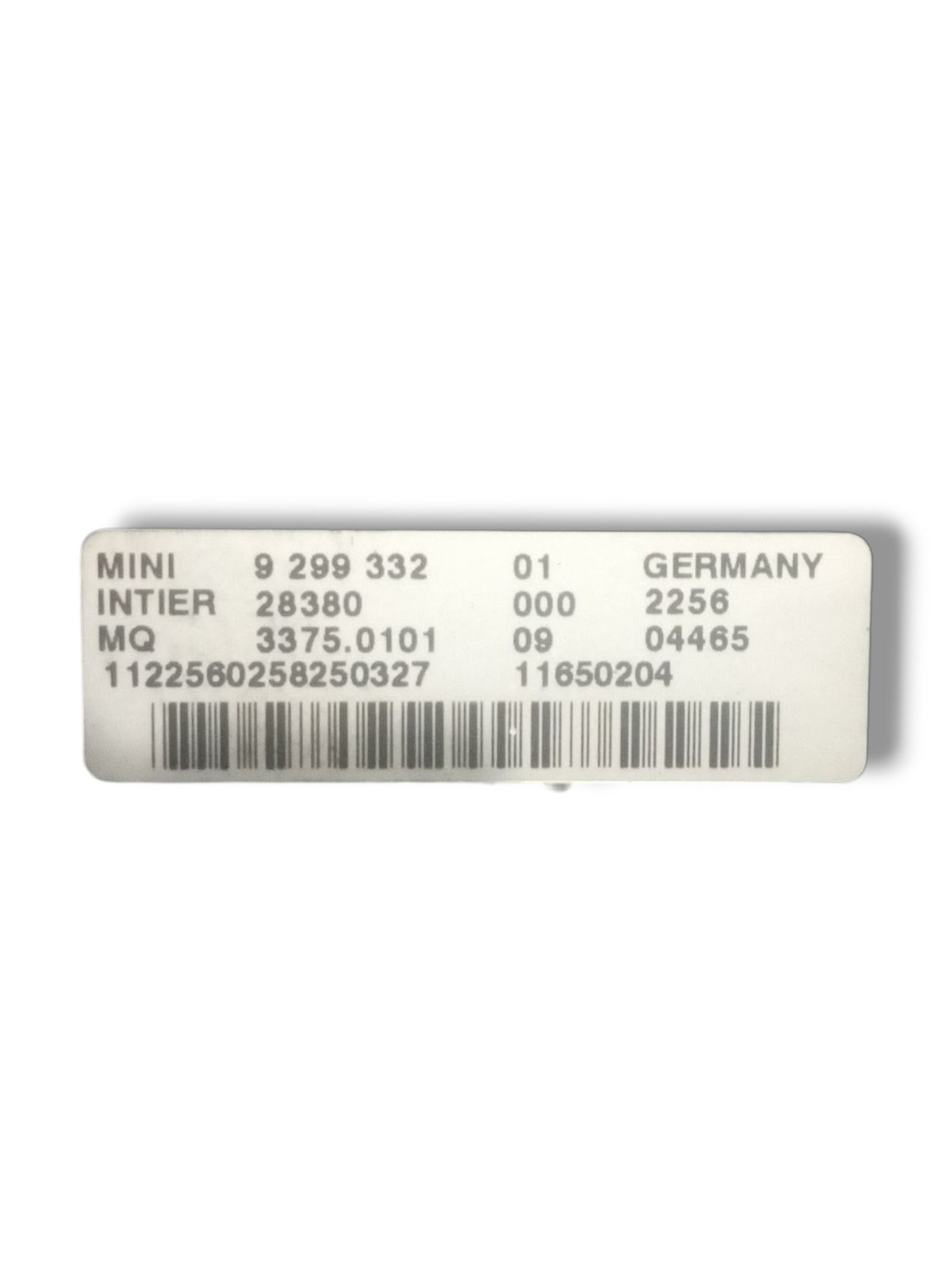 Blocchetto accensione elettronica Mini Countryman R60 2.0d (2015) cod: 9299332
