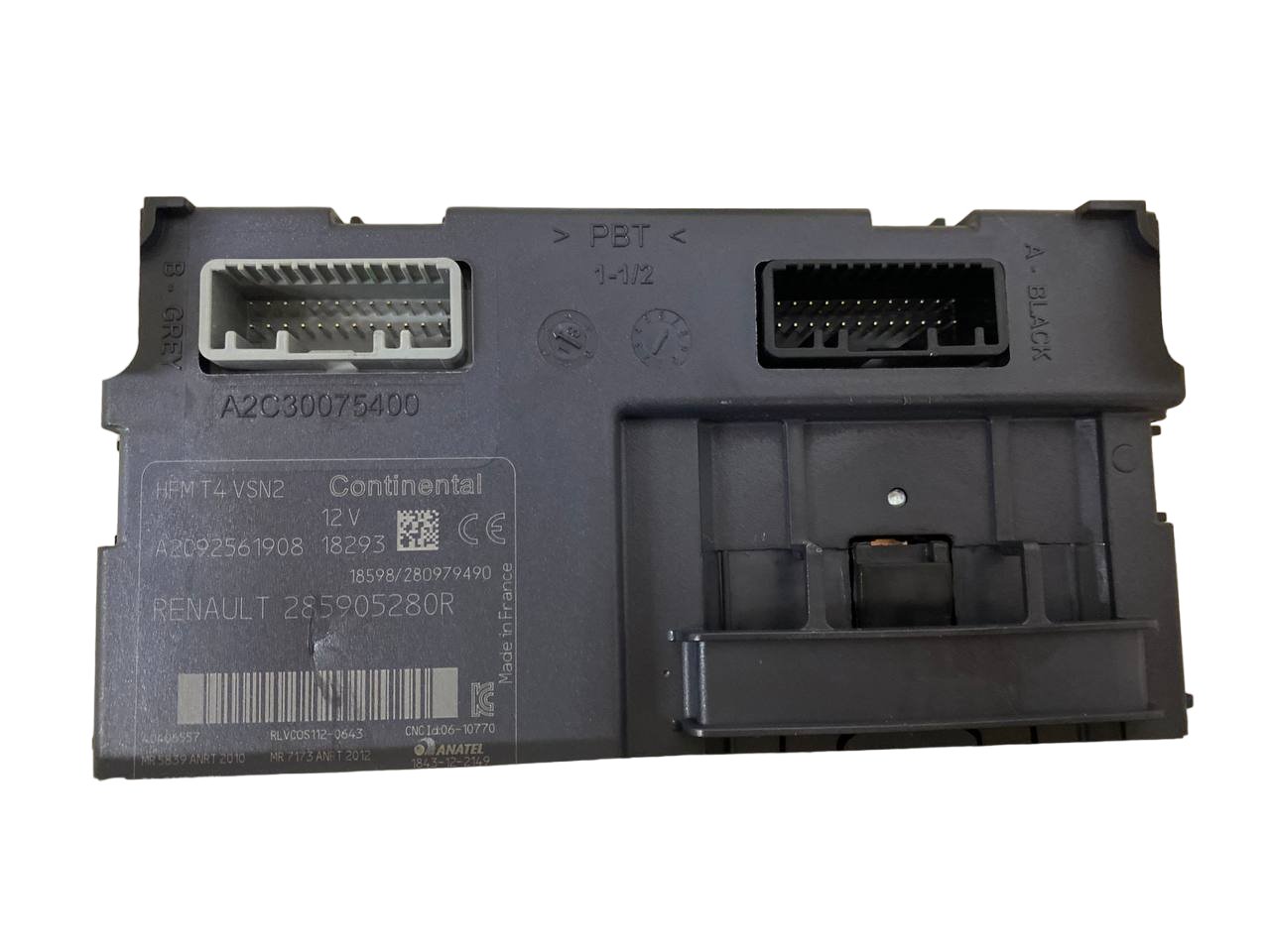 Blocchetto accensione lettore chiave scheda Renault Captur (2019) cod:285905280r