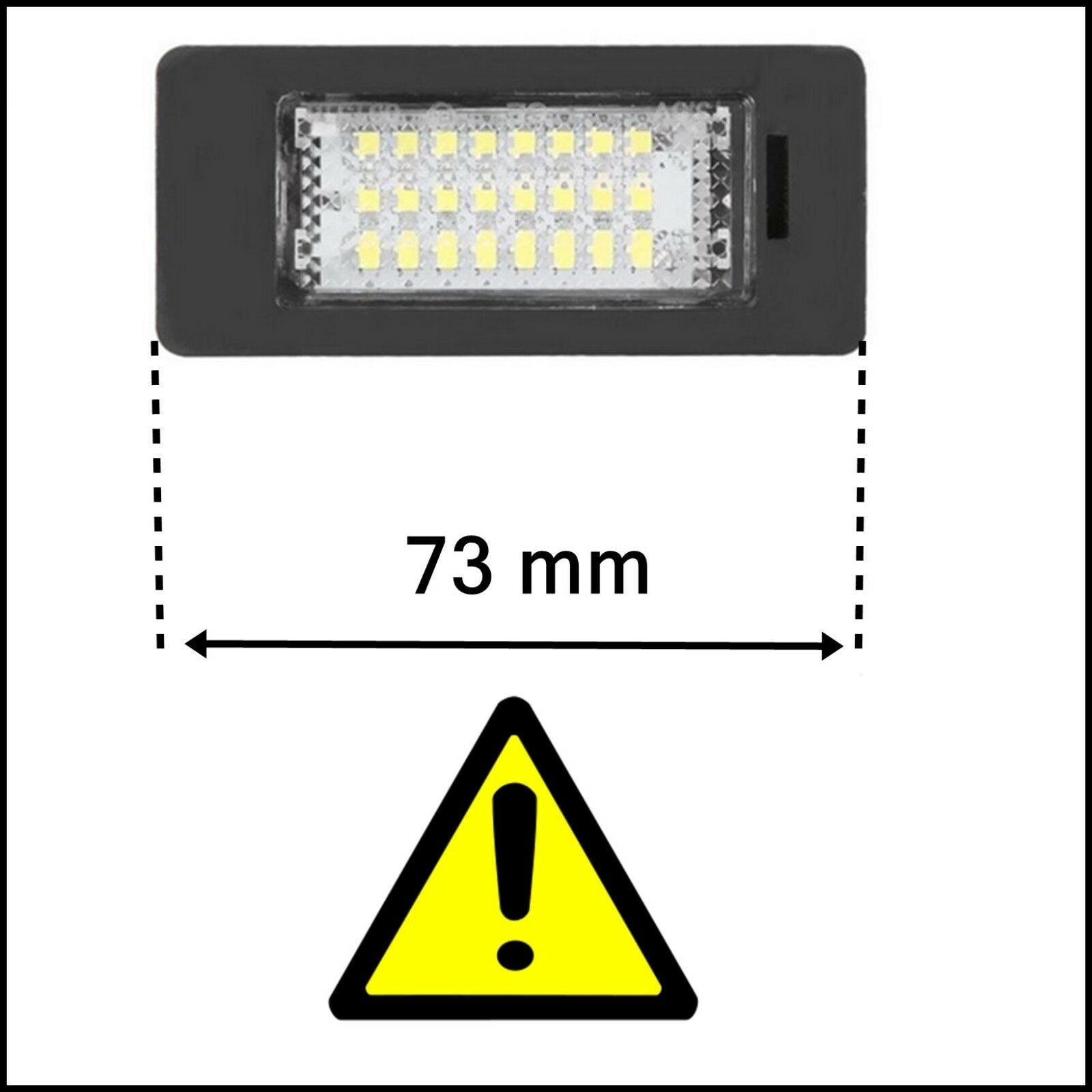 Lampadine Placchette Luci Targa Led Specifiche Per BMW Serie 3 (E92) dal 2005-2013 BIBA-RICAMBI