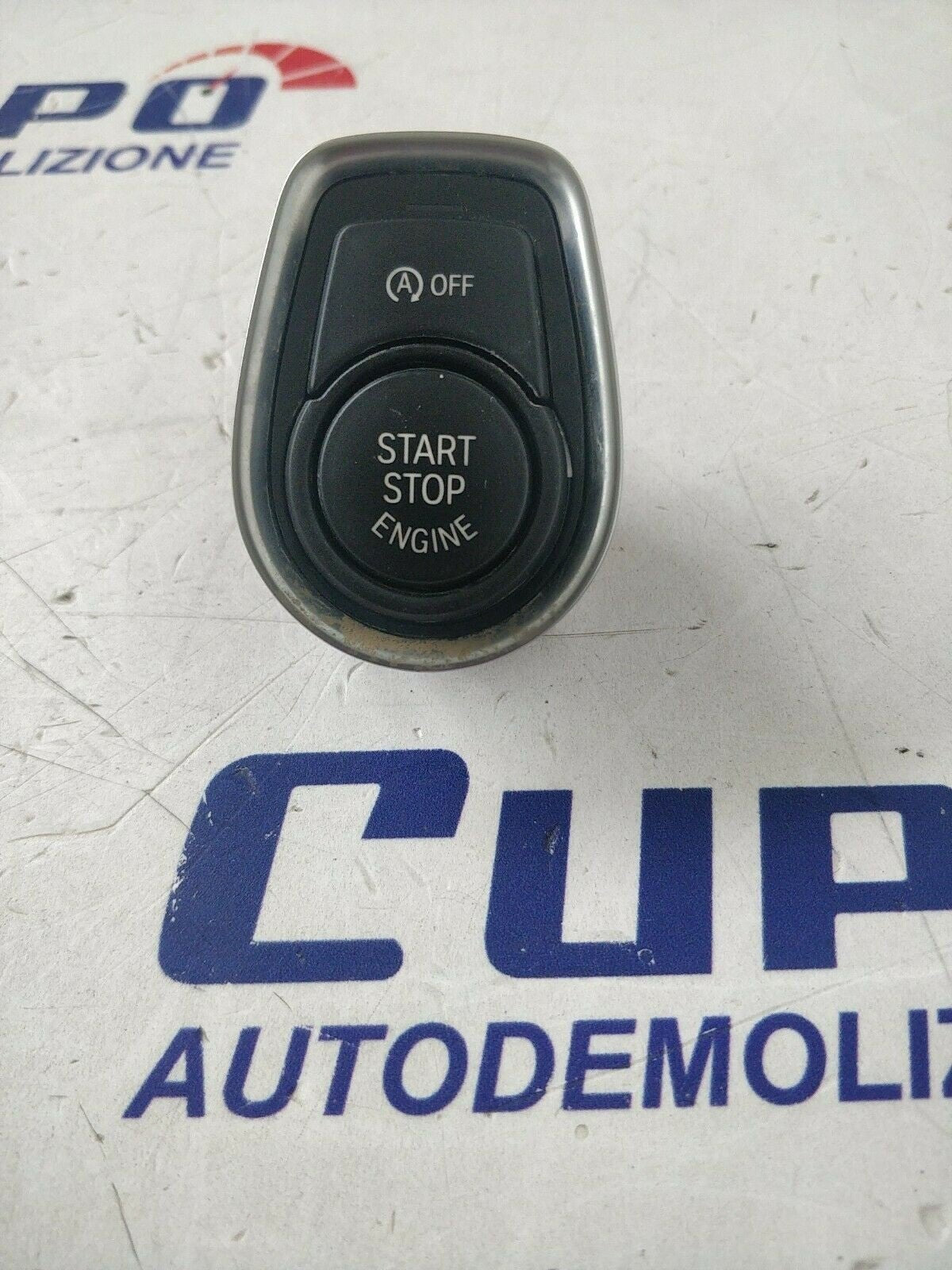 Bmw Serie 3 F30 F31 2011-18 Pulsante Start & Stop 9250734 02 Originale