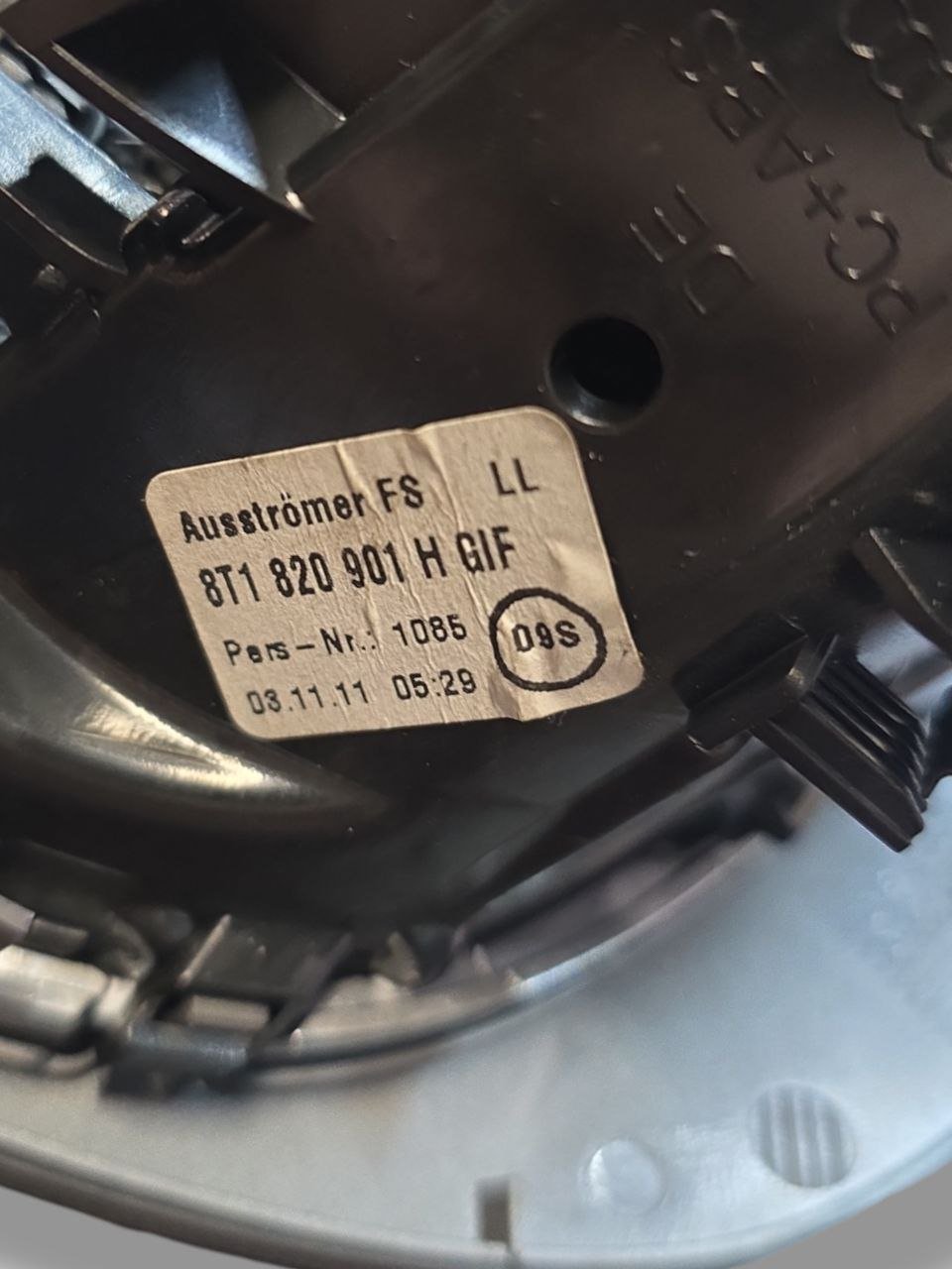 Bocchetta Aria Condizionata Sinistra Audi A5 8T (2011-2016) Cod : 8T1820901H