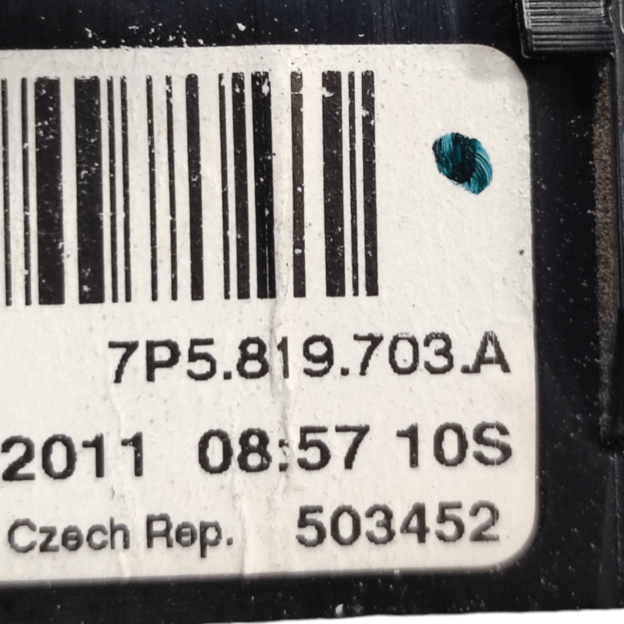 Bocchetta Aria Porsche Cayenne Anteriore Sinistro COD: 7P5819703A (2010-2017)