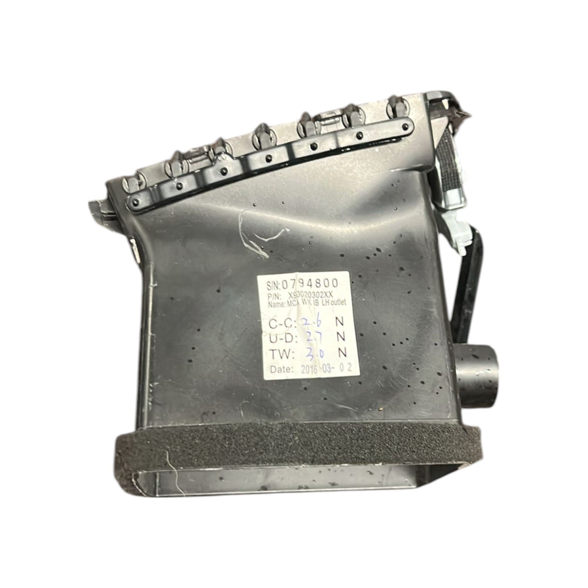 Bocchetta Aria Sinistra Jeep Cherokee KL cod:X90020302XX (2013 >2023)