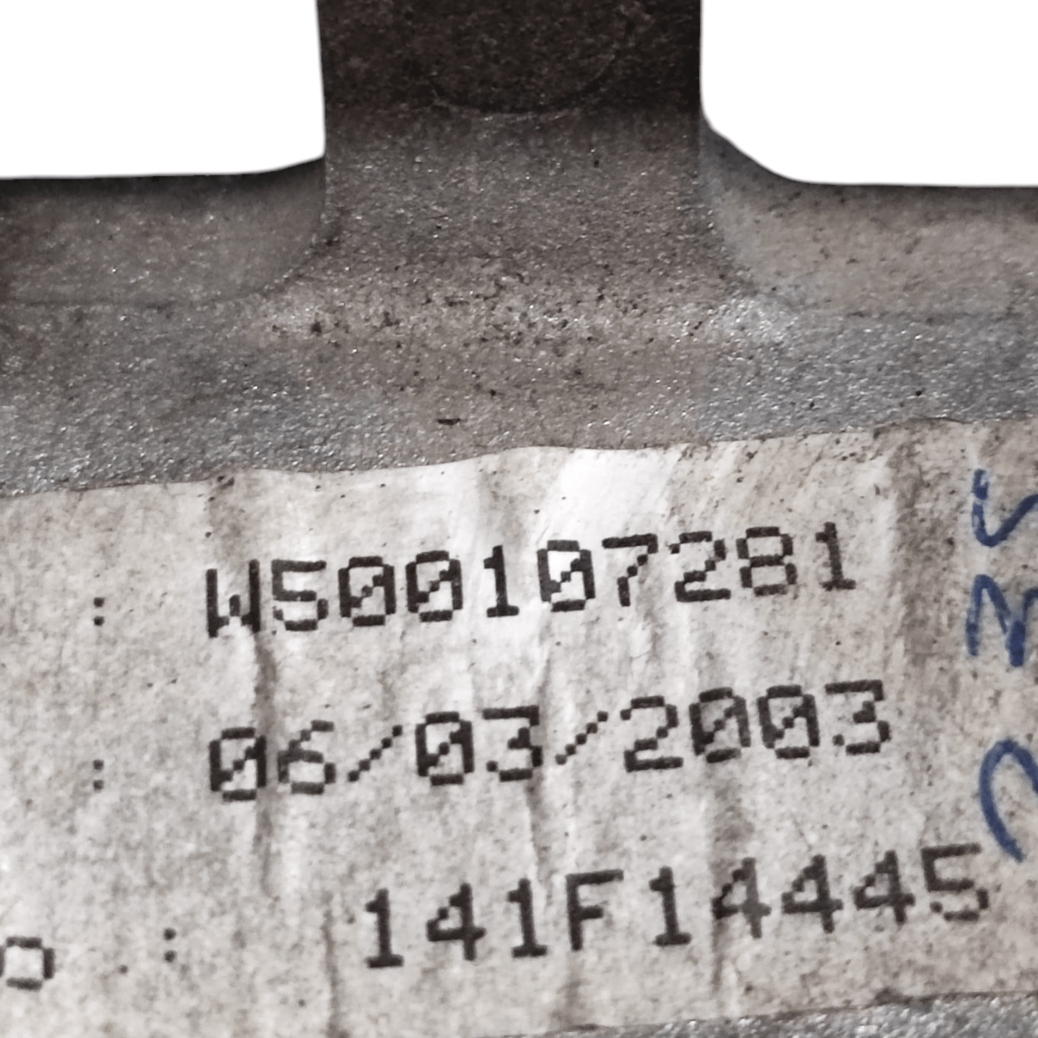 Bracciolo Tunnel Centrale Fiat Stilo COD: W500107281 (2001-2010)