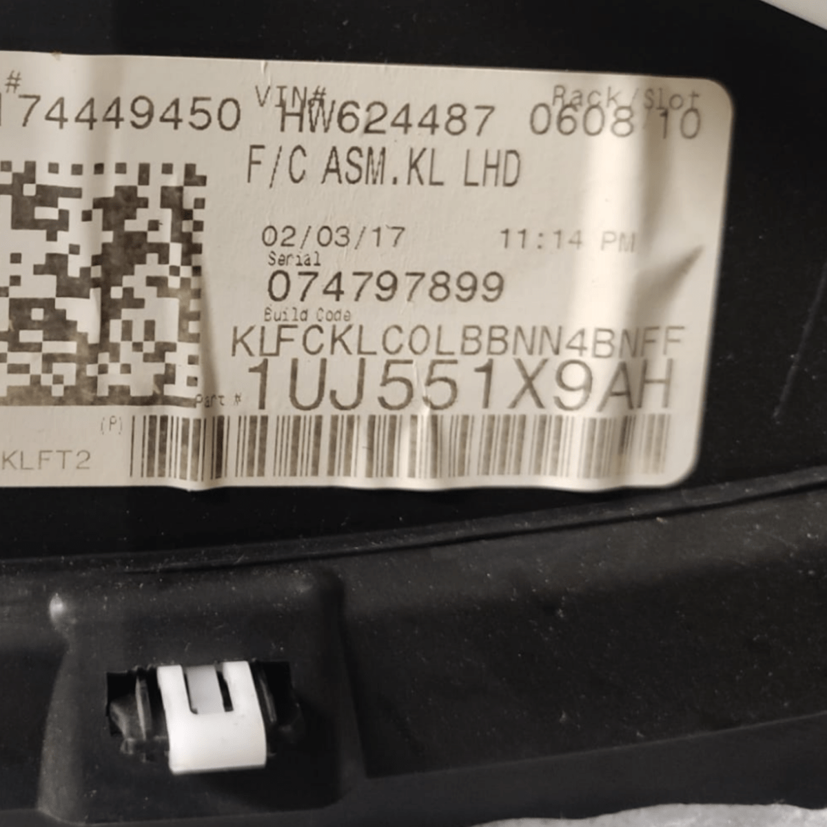 Bracciolo + Tunnel Centrale Jeep Cherokee KL COD: 1UJ551X9AH (2013-2023)