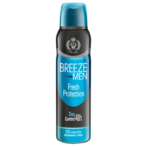 BREEZE MEN DEODORANTE SPRAY FRESH PROTECTION 150 ML - BIBA-RICAMBI
