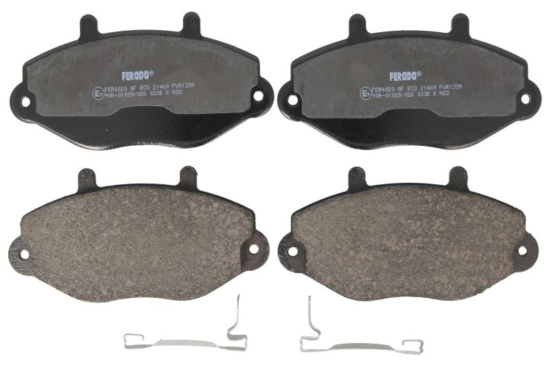 Kit 4 Pastiglie Freno Marca Ferodo Codice | FVR1339 BIBA-RICAMBI