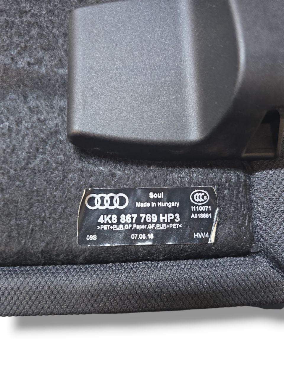 Cappelliera Bagagliaio Audi A7 ( 2019 > ) Cod : 4K8867769HP3