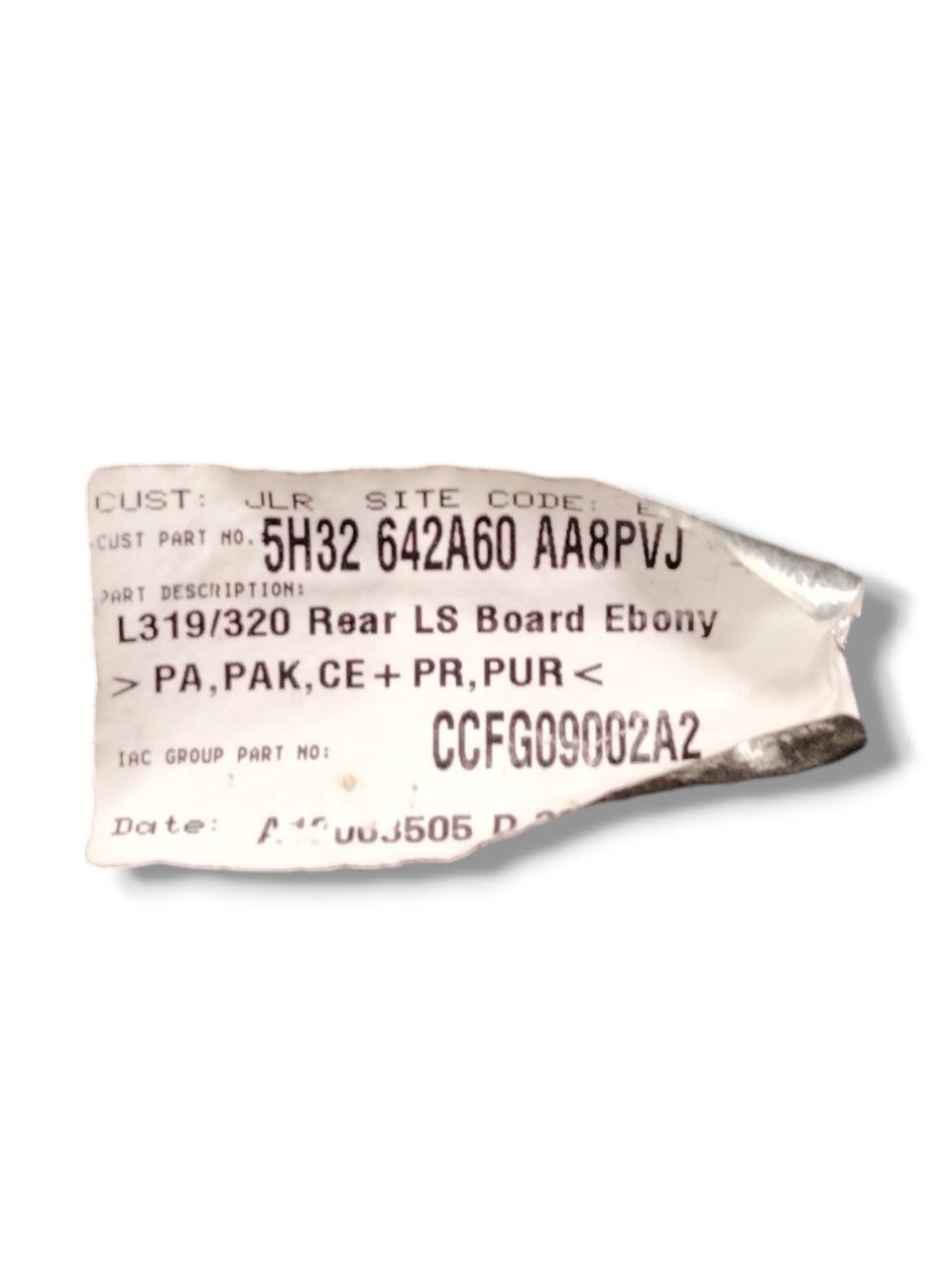 Cappelliera / Ripiano copribagagli Land/Range Rover L320 (2005-2012) cod.5H32642A60
