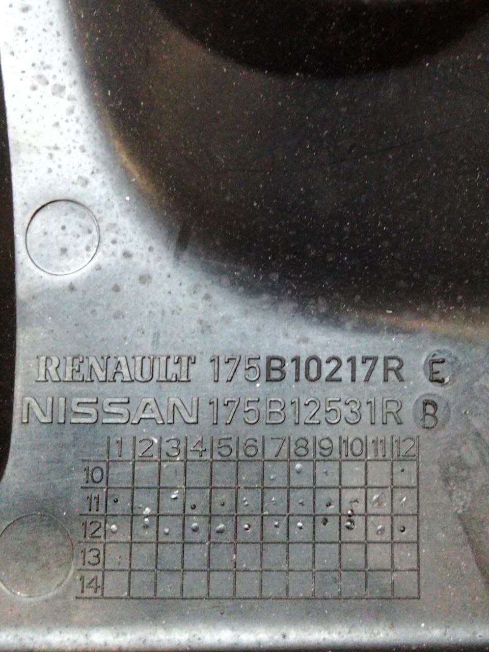Carter Copri Motore NISSAN Qashqai J10 (2010) cod.175B10217R 175B12531R