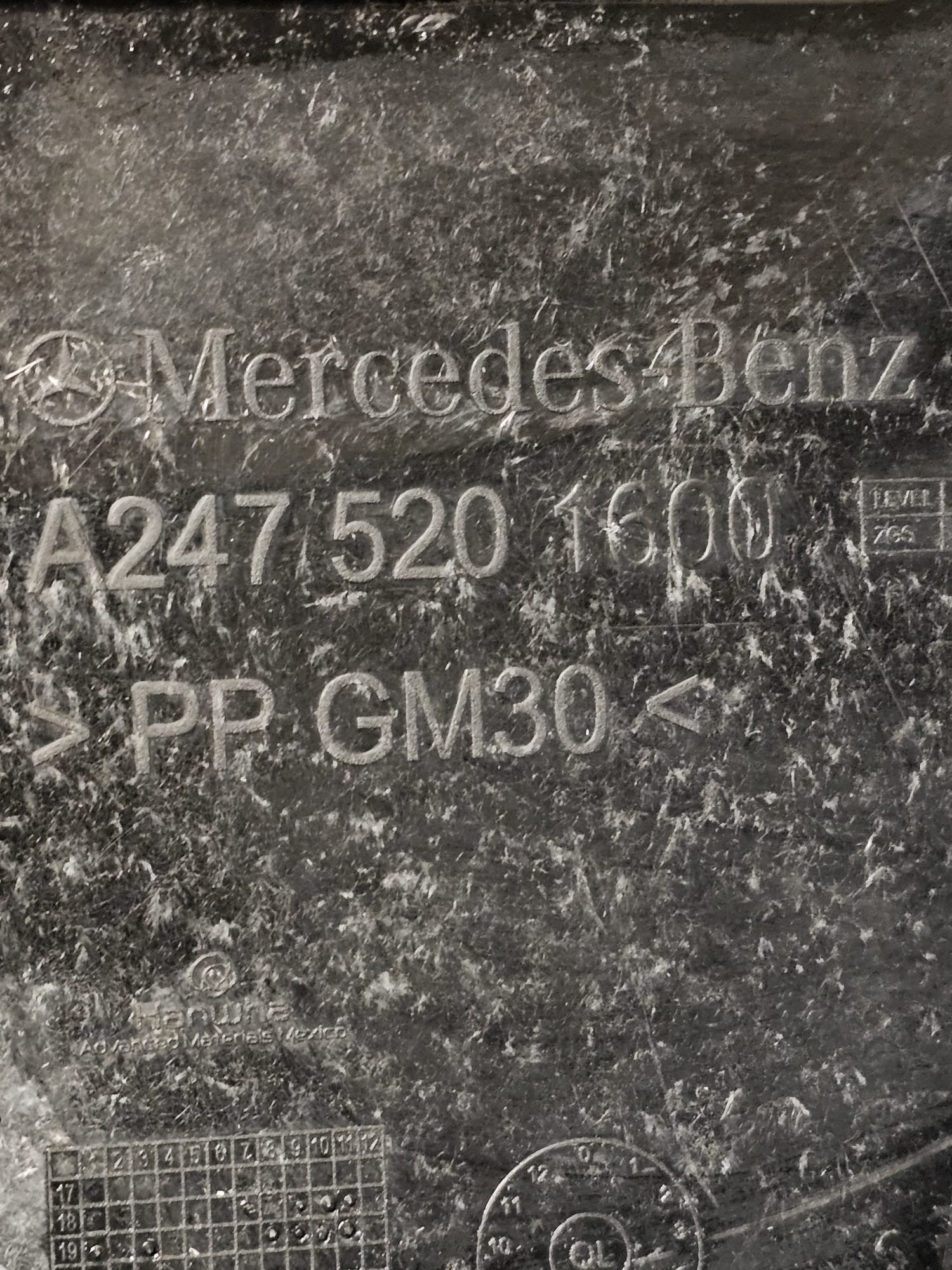 Carter Sotto Motore Mercedes Classe B W247 (2019->) Cod:A2475201600
