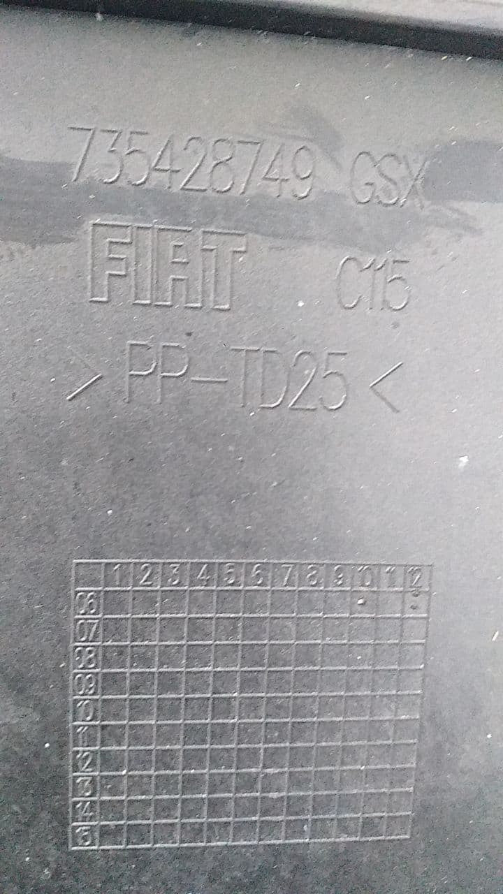 Cassetto portaoggetti Fiat Bravo II cod 735435873