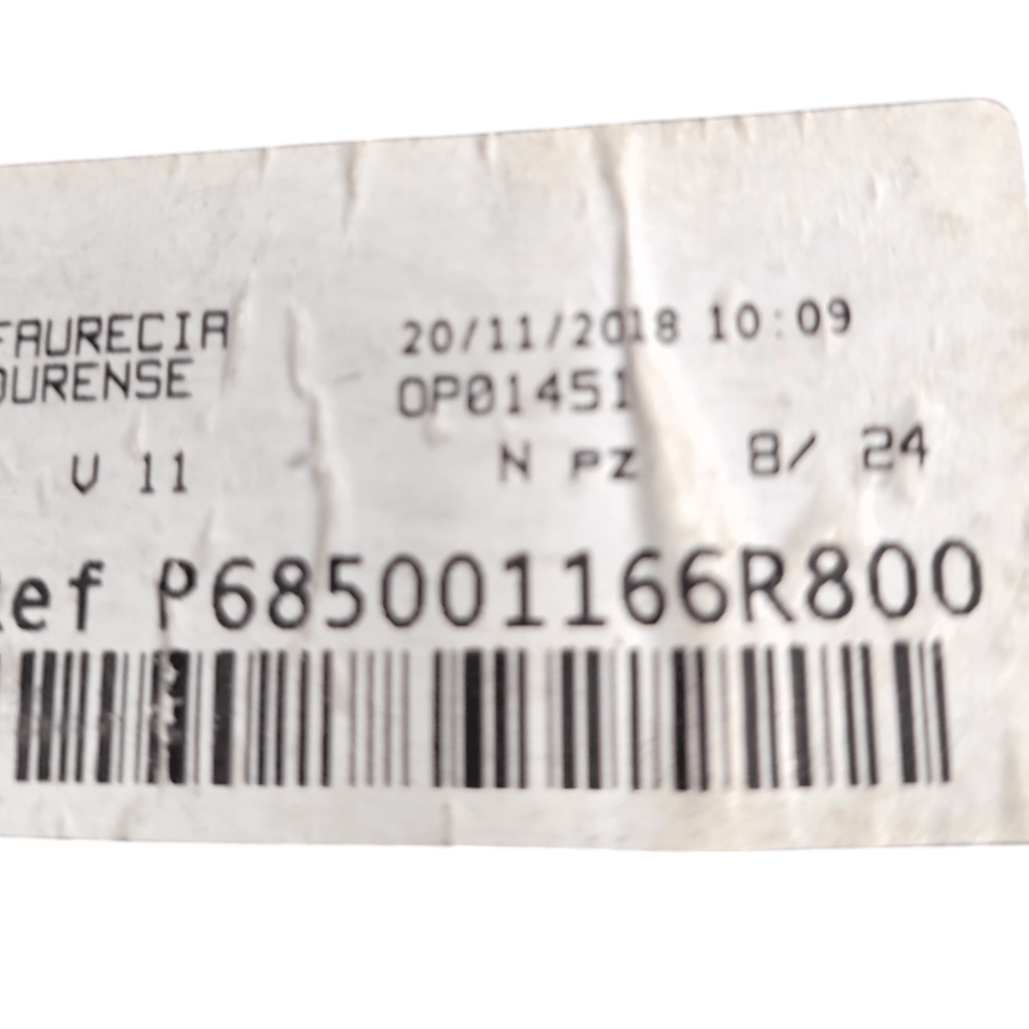 Cassetto / Vano Portaoggetti Renault Megane IV COD: P685001166R (2015>)