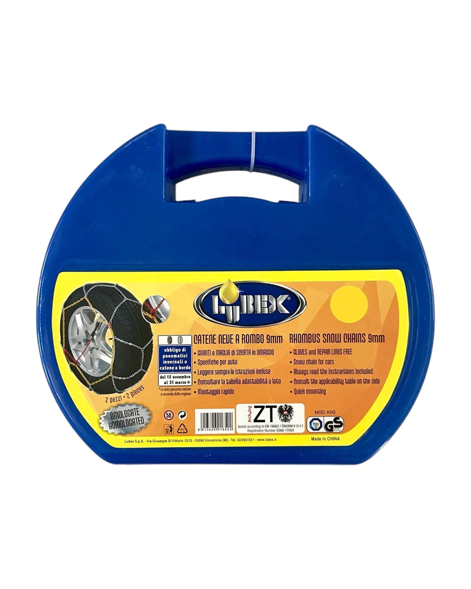 Catene Da Neve Omologate 9 mm Gruppo 8 Lubex cod : 8690