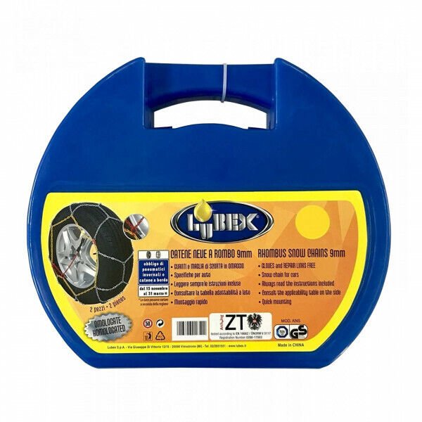 Catene Da Neve Omologate 9 mm Gruppo 9.5 Lubex cod : 16173