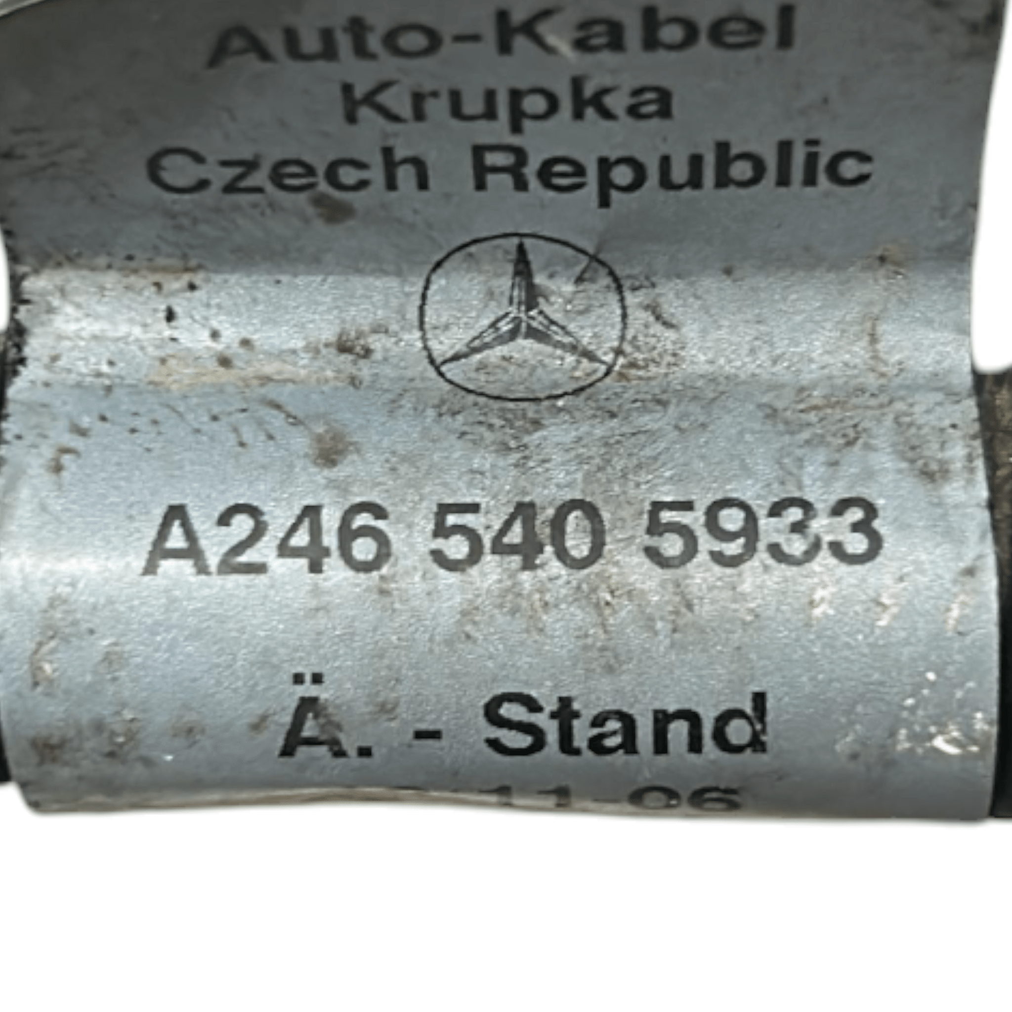 Cavo Batteria Negativo Mercedes Benz CLA (C117) cod.A2465405933 (2013 > 2019)