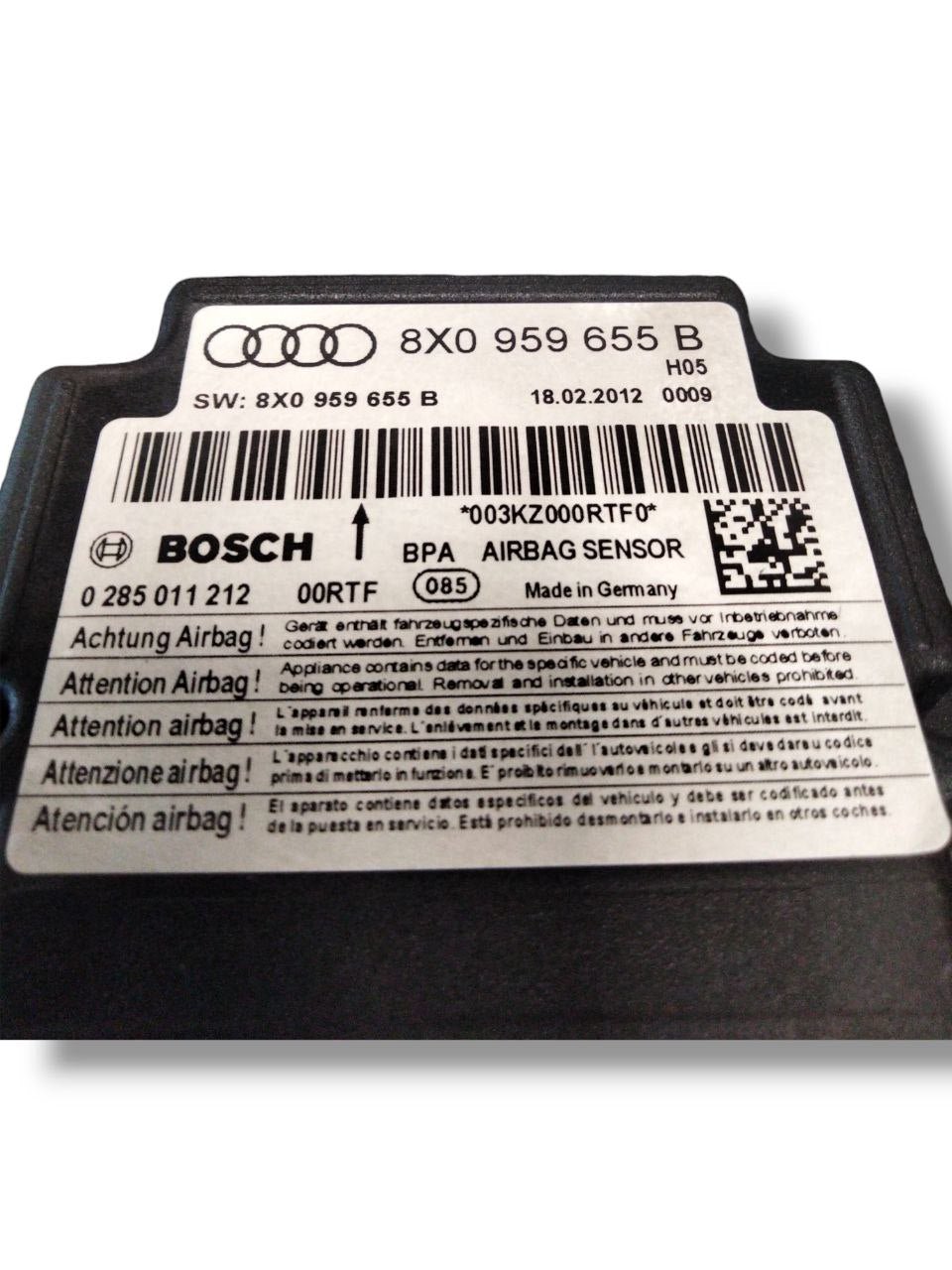 Centralina Airbag Audi A1 8X (2010-2018) cod.8X0959655B