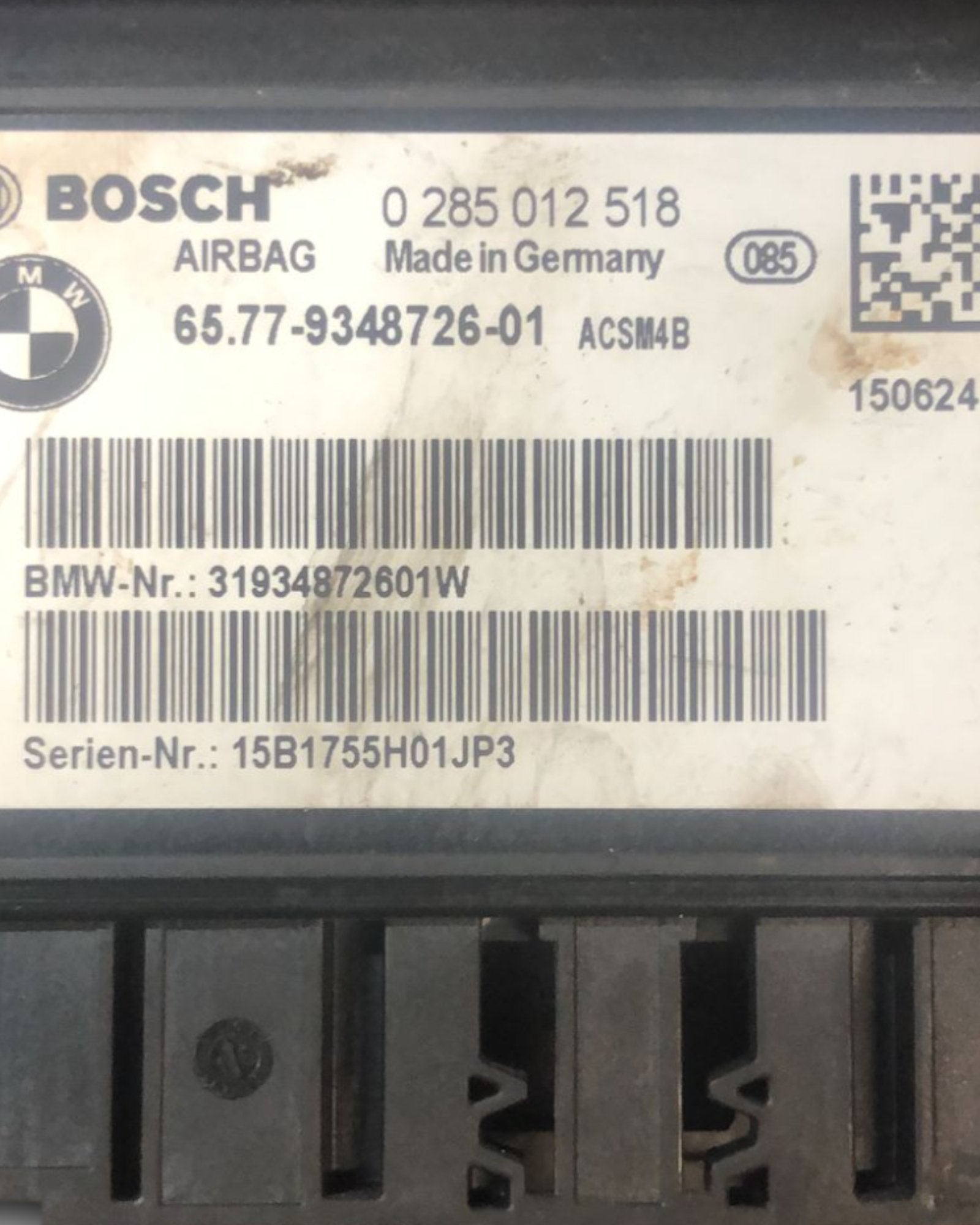Centralina AirBag Bmw Serie 1 F20 (2011 > 2019) cod:0285012518