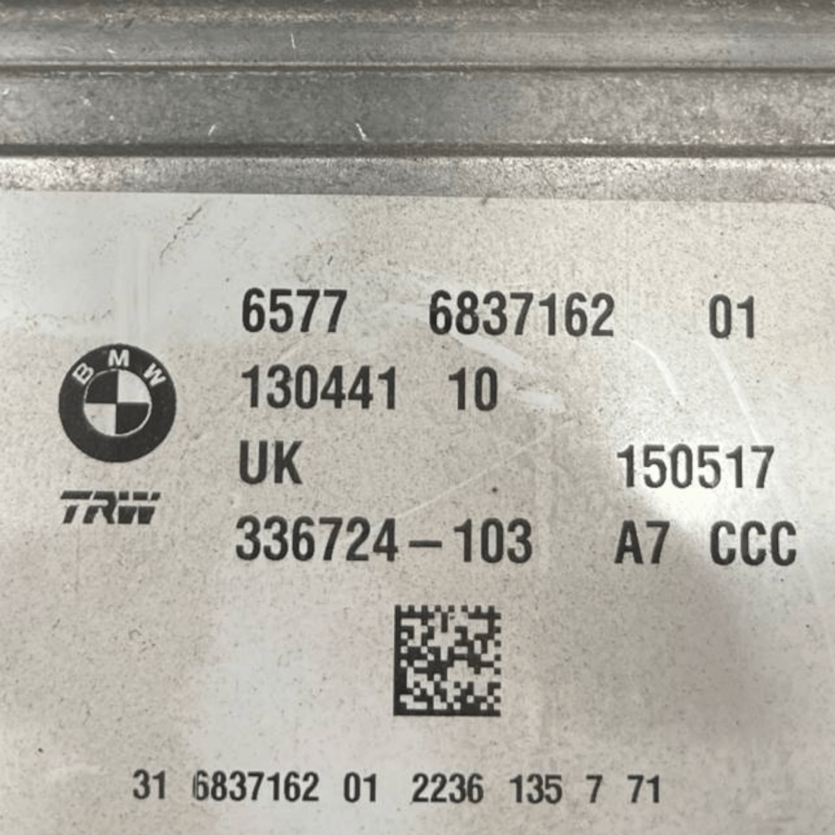 Centralina Airbag Bmw X1 F48 (2015 al 2022) cod: 6837162