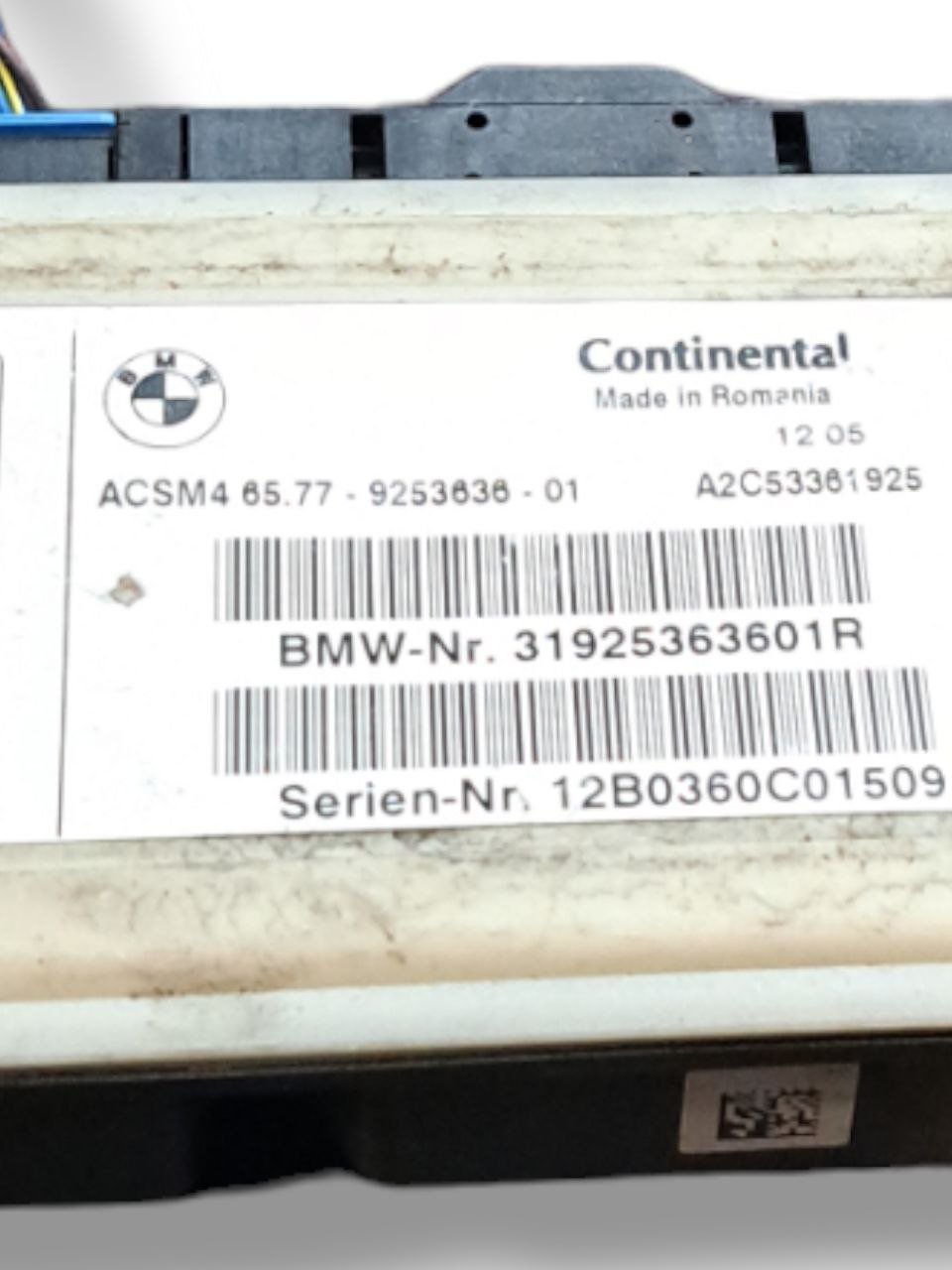 Centralina Airbag Bmw X3 F25 (2011) COD:9253636