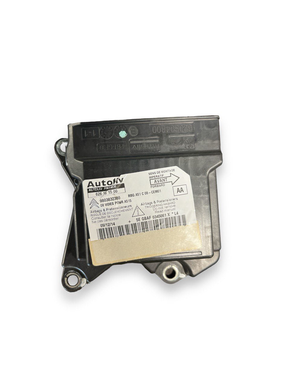 Centralina Airbag Citroen C3 / DS3 (2009-2016) cod.9803832380