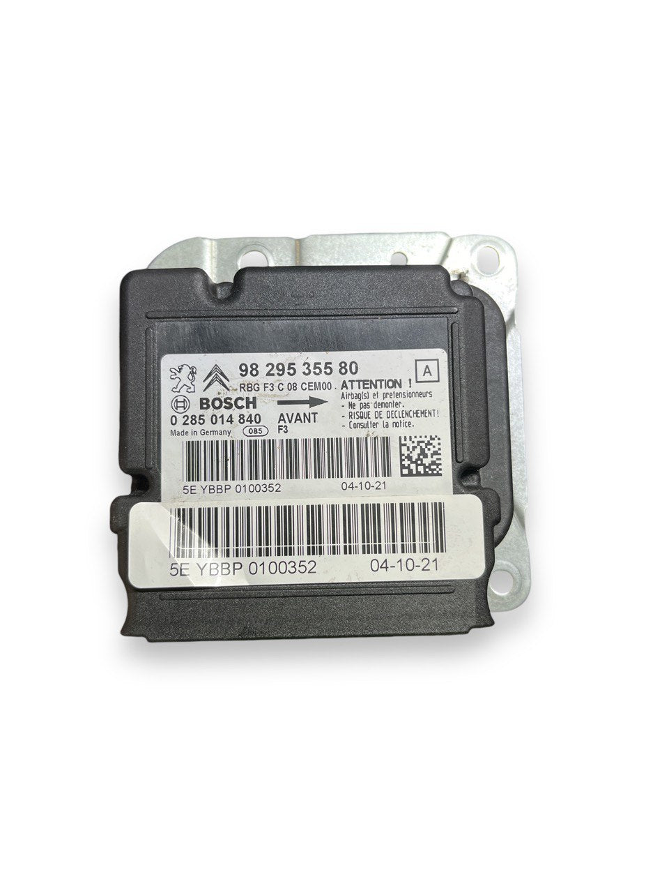 Centralina airbag Citroen C4 Cactus (2014-2020) cod.9829535580