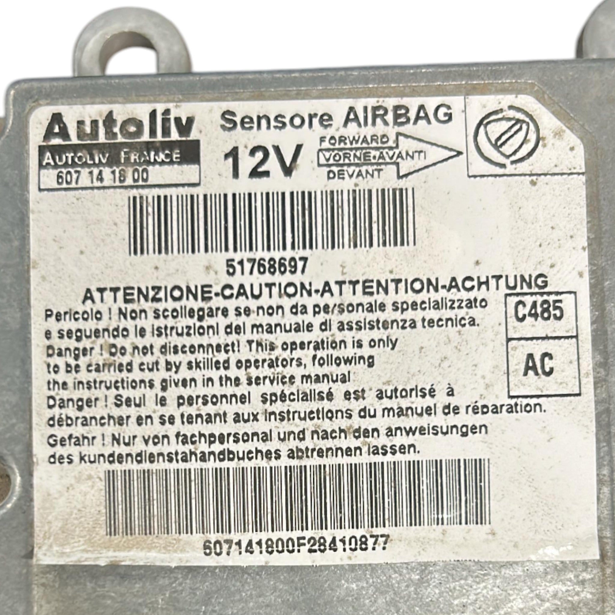 Centralina AIRbag Fiat Doblo cod.51768697 (2000 > 2009)
