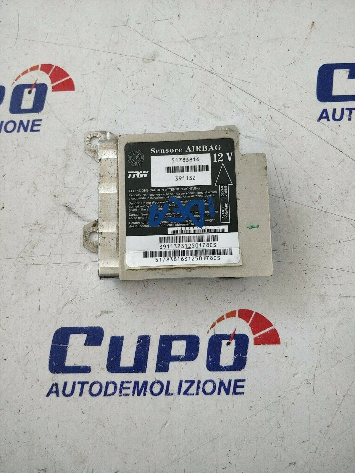 Centralina Airbag Fiat Idea  Codice  51783816 Trw - BIBA-RICAMBI