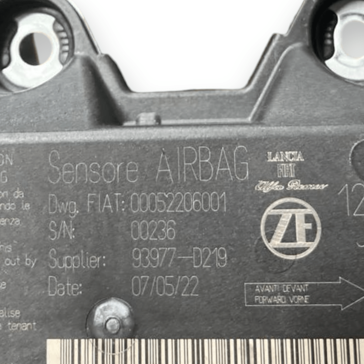 Centralina Airbag Fiat Panda 319 (2012 -) cod: 00052206001