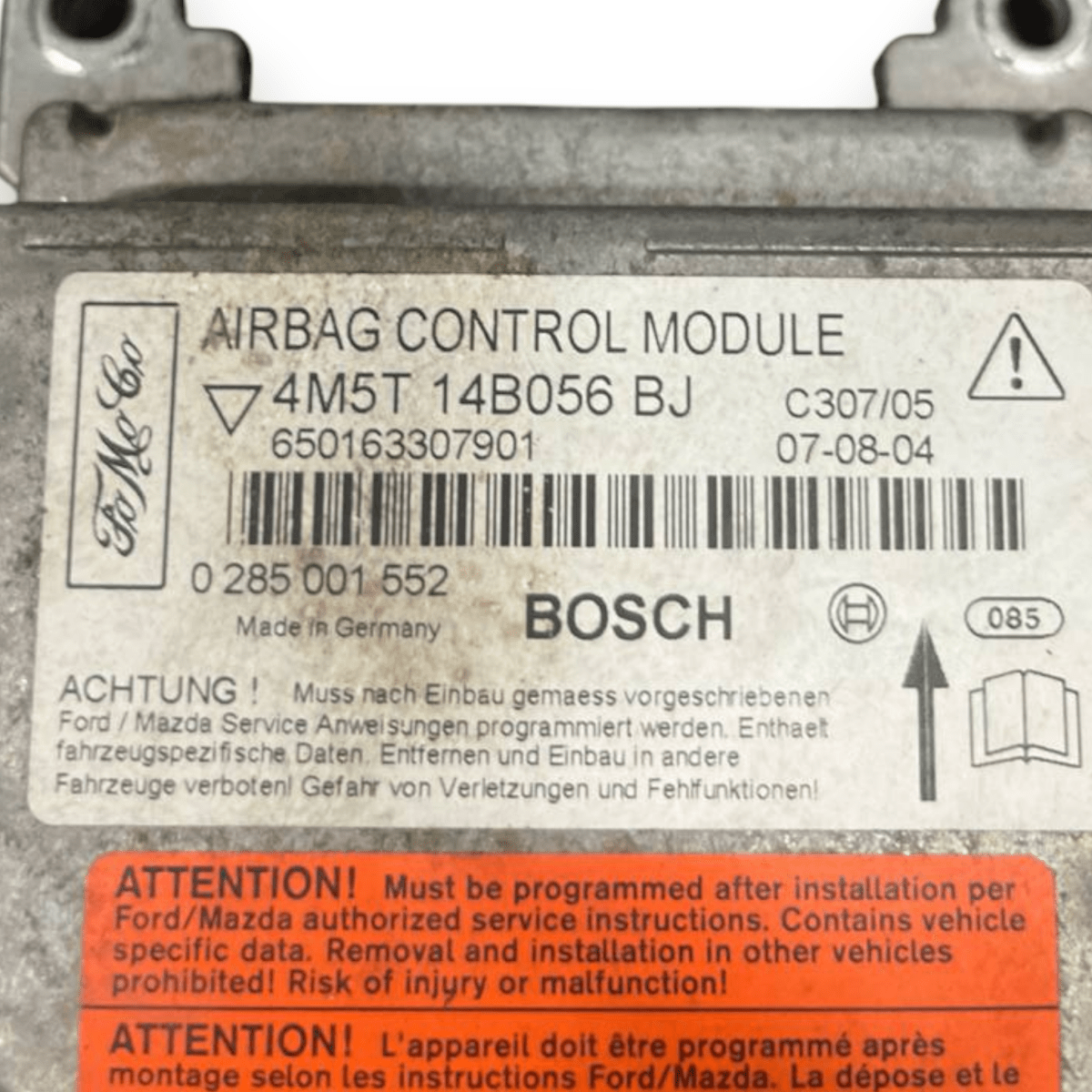 Centralina Airbag Ford Focus II (2004 al 2011) cod: 4M5T14B056BJ