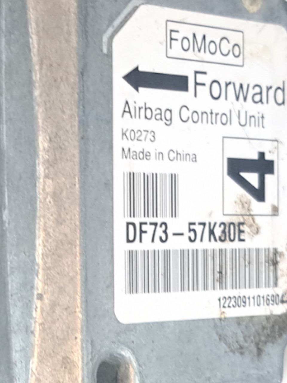 Centralina Airbag Mazda 2 (2007-2014) COD:DF7357K30E