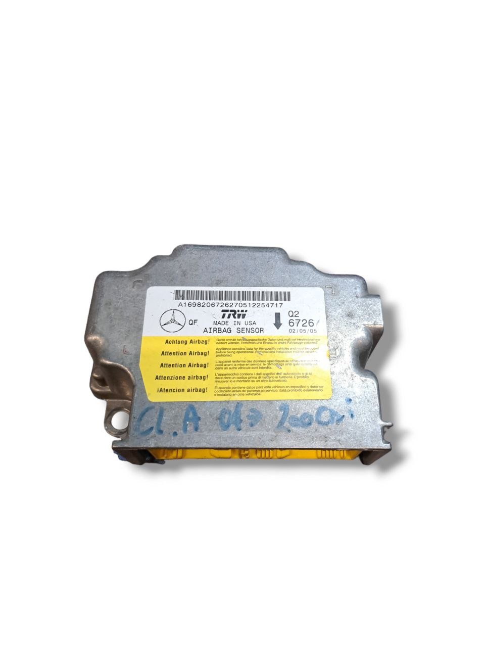 Centralina Airbag Mercedes-Benz Classe A w169 ( 2004 - 2012 ) COD:A1698206726