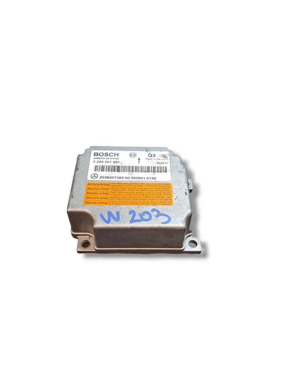 Centralina Airbag Mercedes-Benz Classe C W203 (2000-2007) COD:2038207385