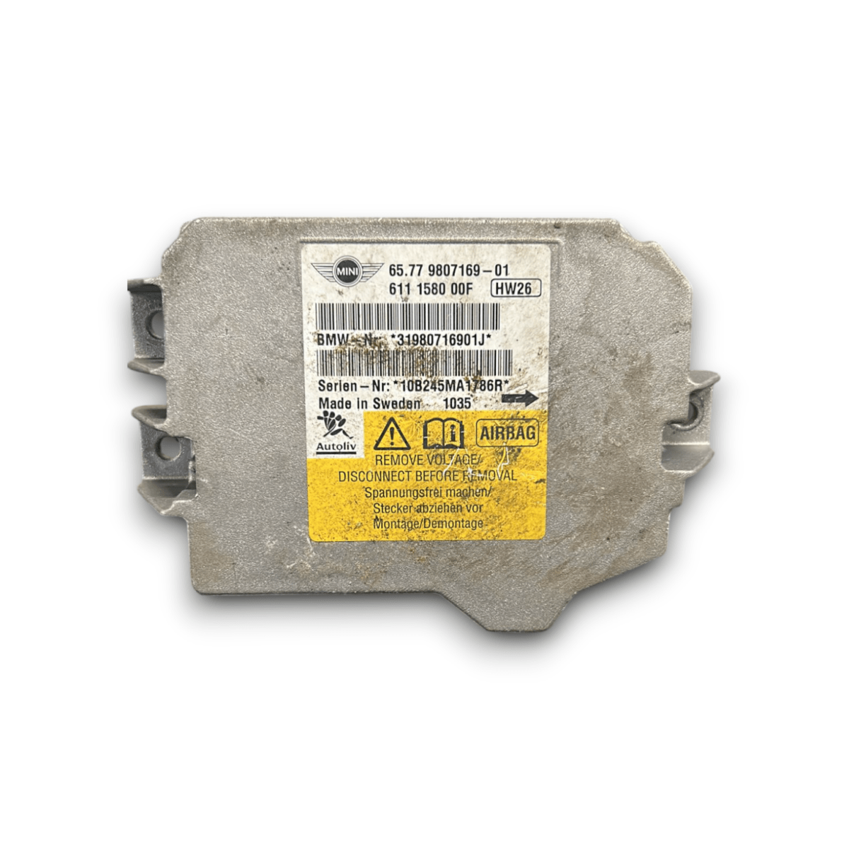 Centralina airbag mini one r56 1.6 Diesel cod:9807169 (2007 > 2013)