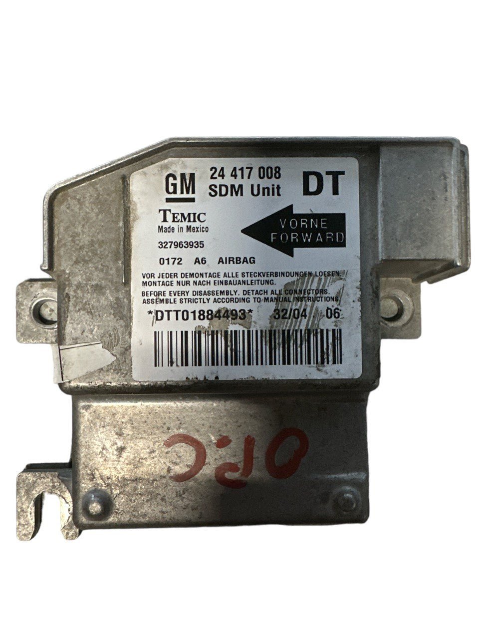Centralina airbag Opel Combo (2001-2011) COD:24417008