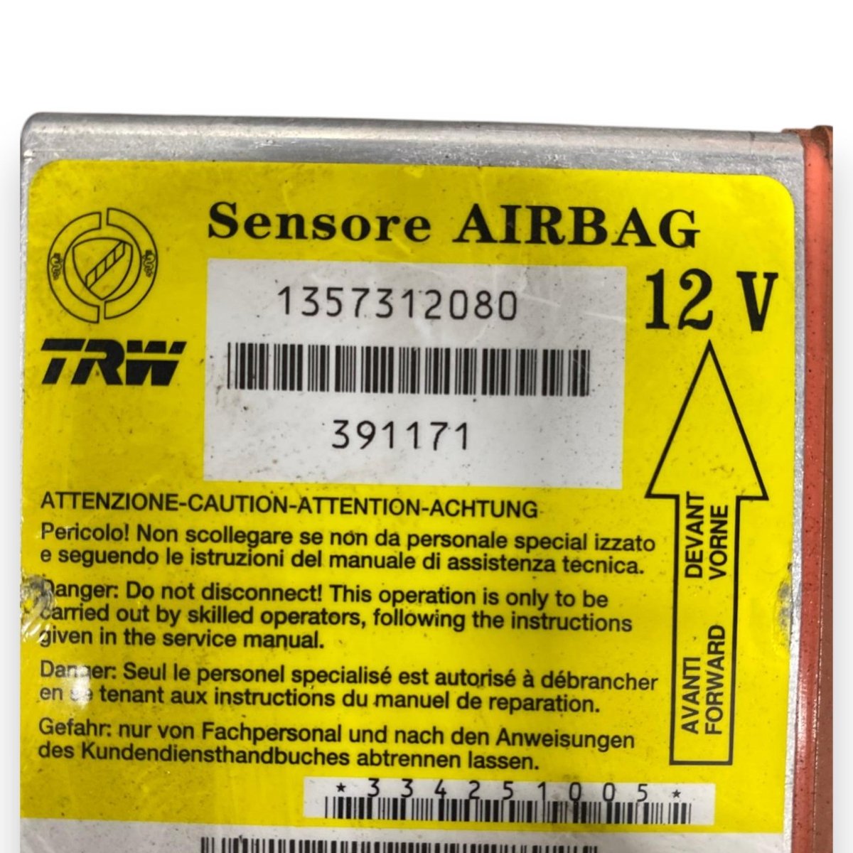 Centralina airbag Peugeot Boxer (2014-) Cod: 1357312080