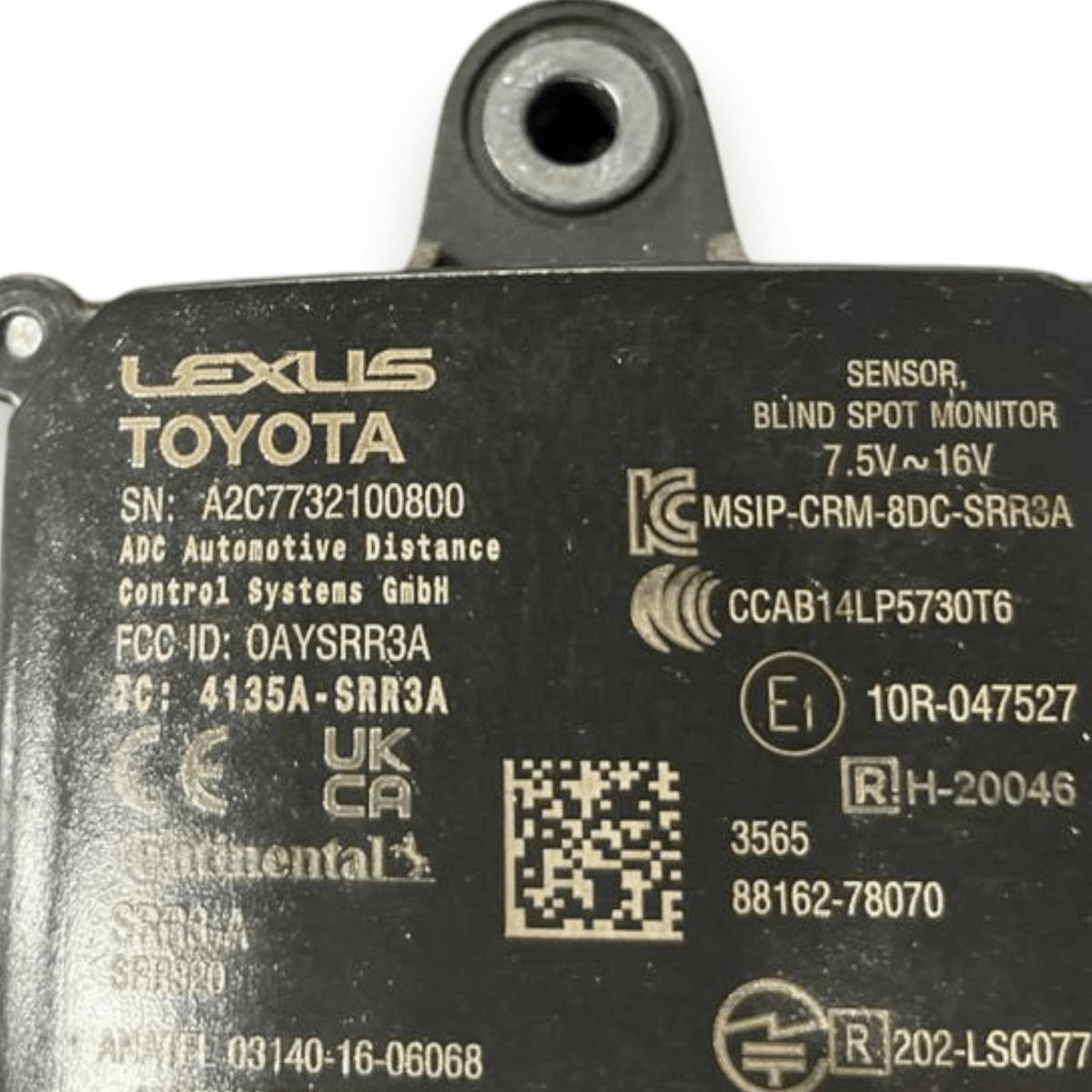 Centralina Angolo Cieco lato sinistro (sx) Lexus NX II (2021 -) cod: A2C7732100800
