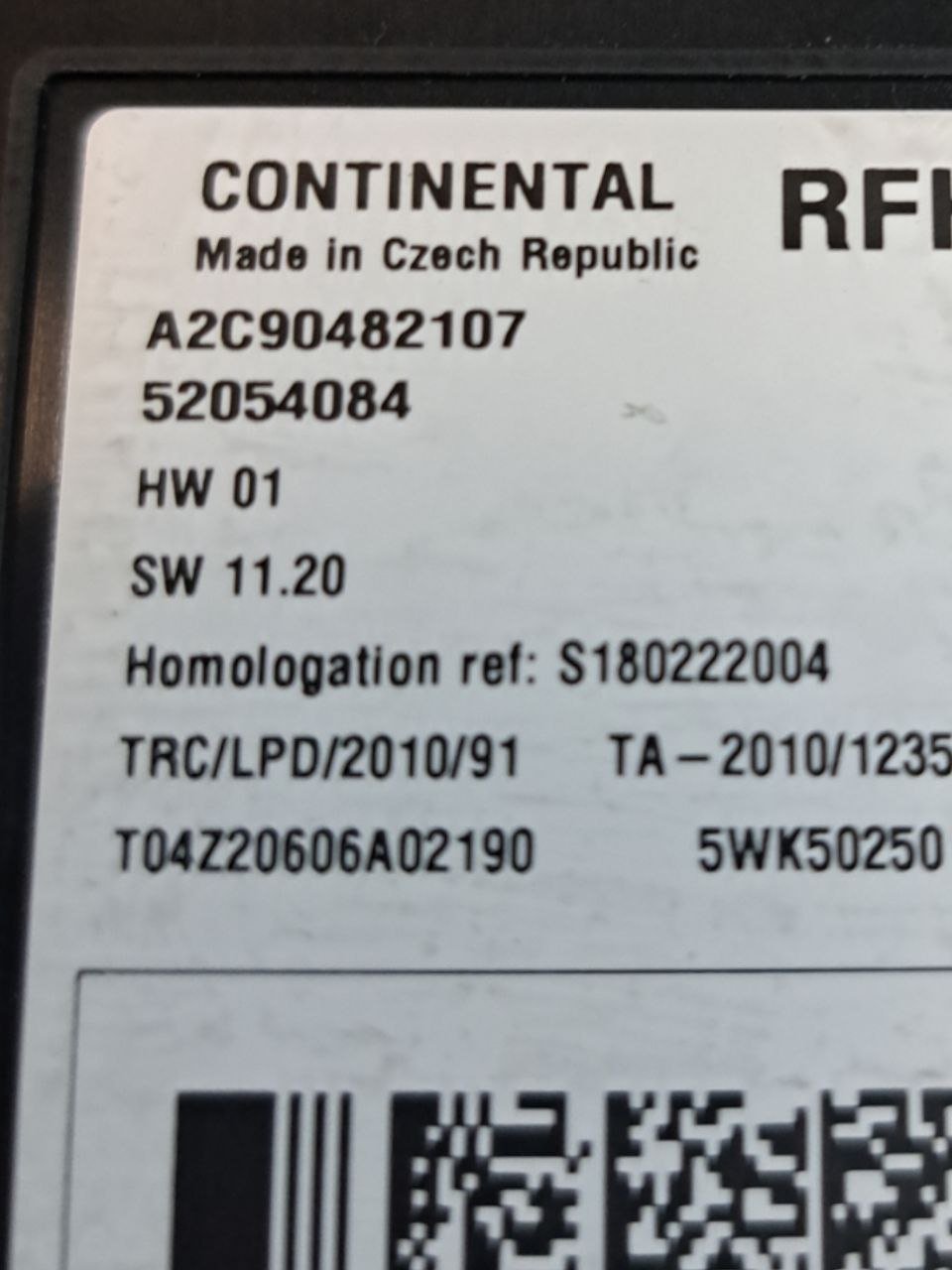 Centralina Antenna Jeep Renegade (2014>) COD:52054084