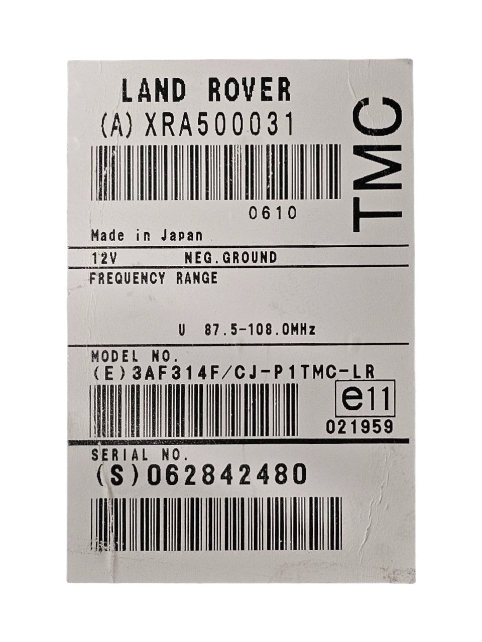 Centralina Antenna Range Rover Sport L320 Cod:XRA500031 (2005-2012)